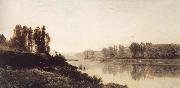 Jean Baptiste Camille  Corot Souvenir of Mortefontaine oil painting picture wholesale